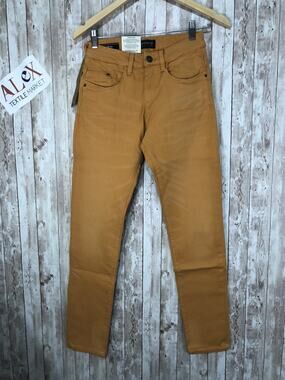 Bonobo Jeans Womens 00 - 24x30 Stretch Denim Jeans Orange Pants N43
